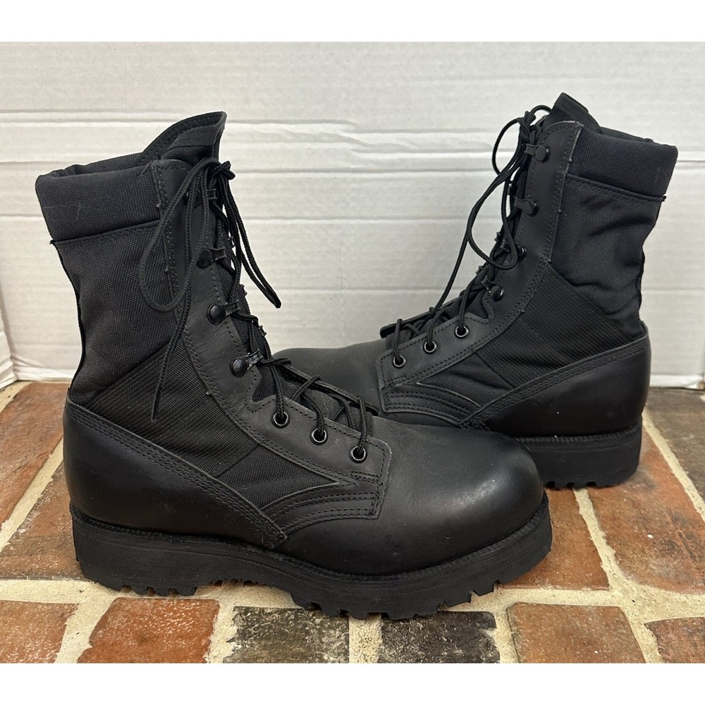 Bellville 220 Trp Steel Toe Military Boots Black Combat Vibram Sole Men's 7.0 R